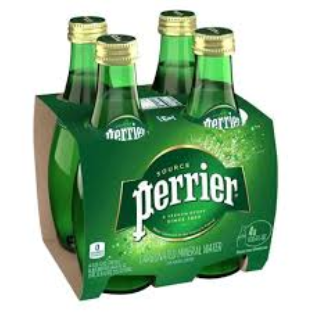 PERRIER SPARKLING WATER 4PACK 330ML